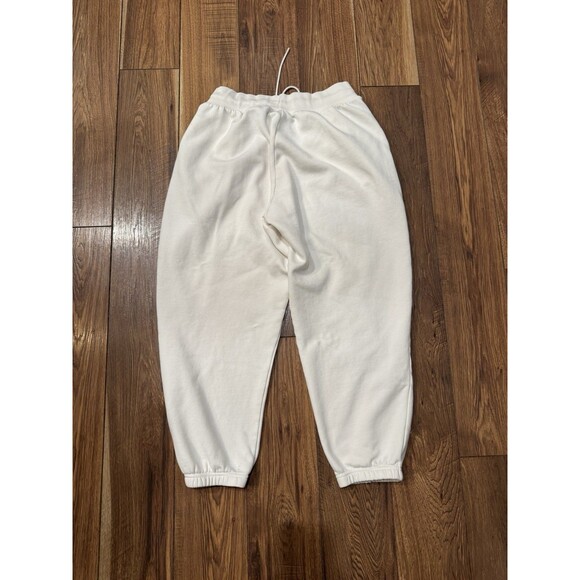 Nike Mens Sweatpants Joggers Sz L Baggy White Drawstring Athletic Gym Basketball - Picture 5 of 6